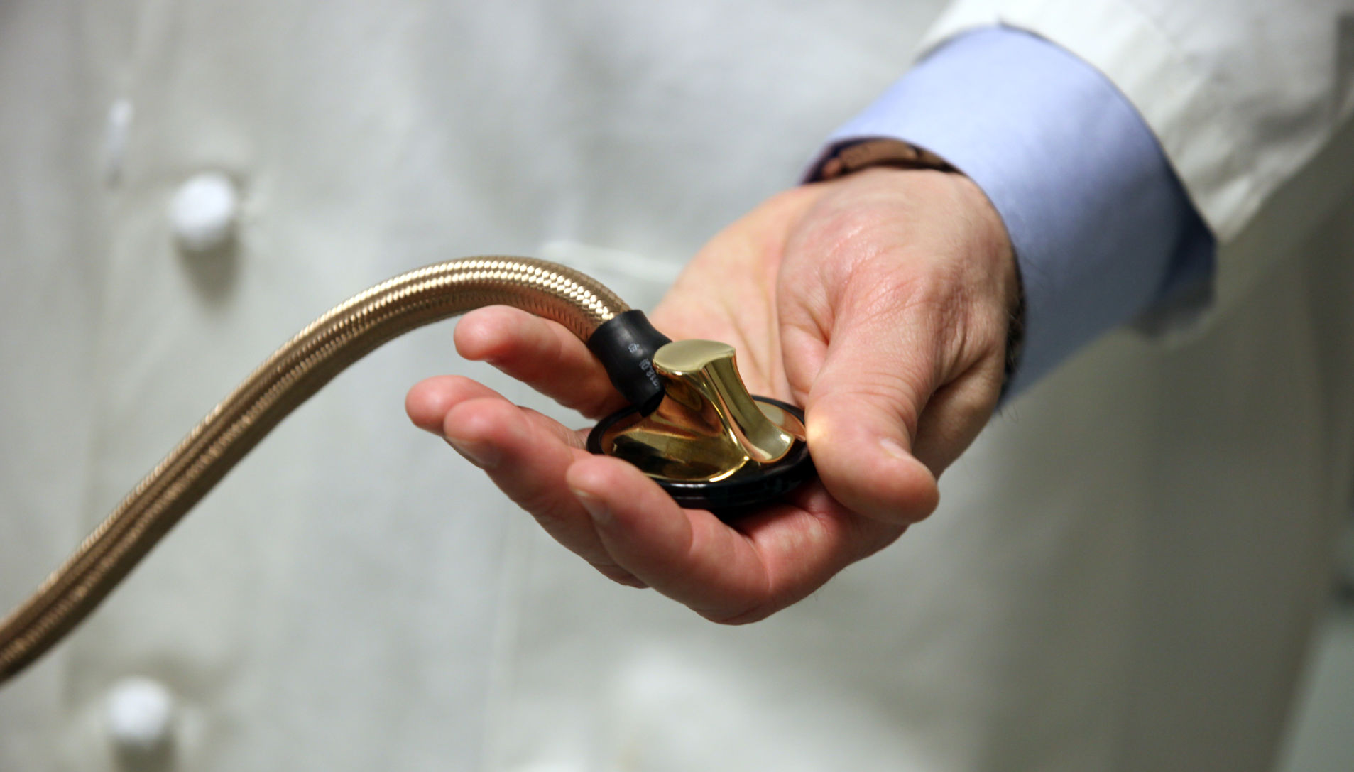 Copper stethoscope